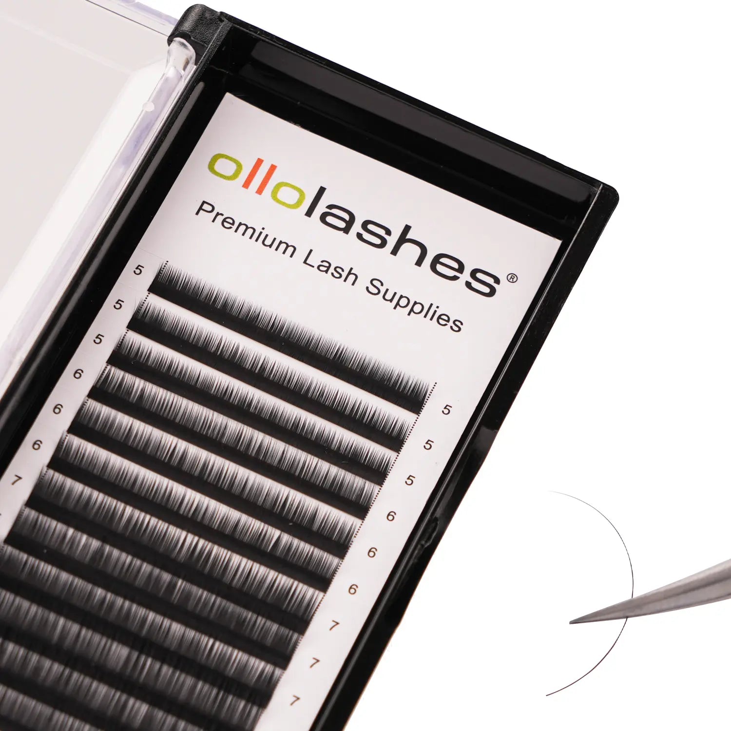 Eyelash Extensions B C CC D J Curl Mix 5–20mm | 0.03–0.15mm Professional Lashes