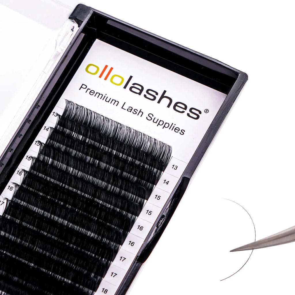 Eyelash Extensions B C CC D J Curl Mix 5–20mm | 0.03–0.15mm Professional Lashes