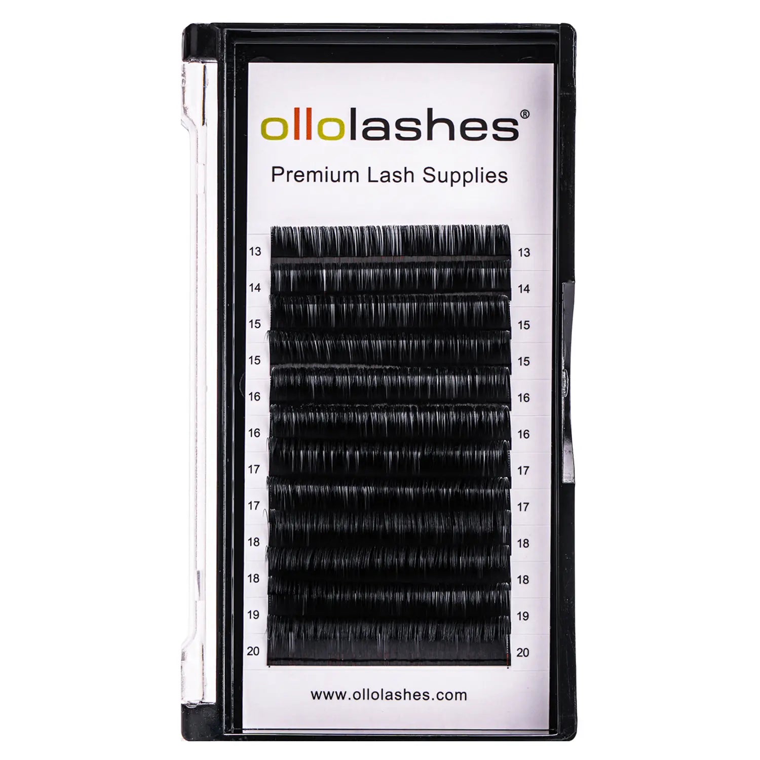 Eyelash Extensions B C CC D J Curl Mix 5–20mm | 0.03–0.15mm Professional Lashes