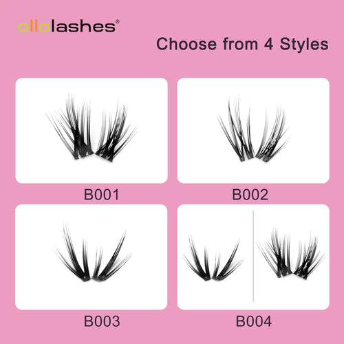 Bottom Lash Clusters for DIY – Multiple Styles Lightweight Natural Bottom Lashes